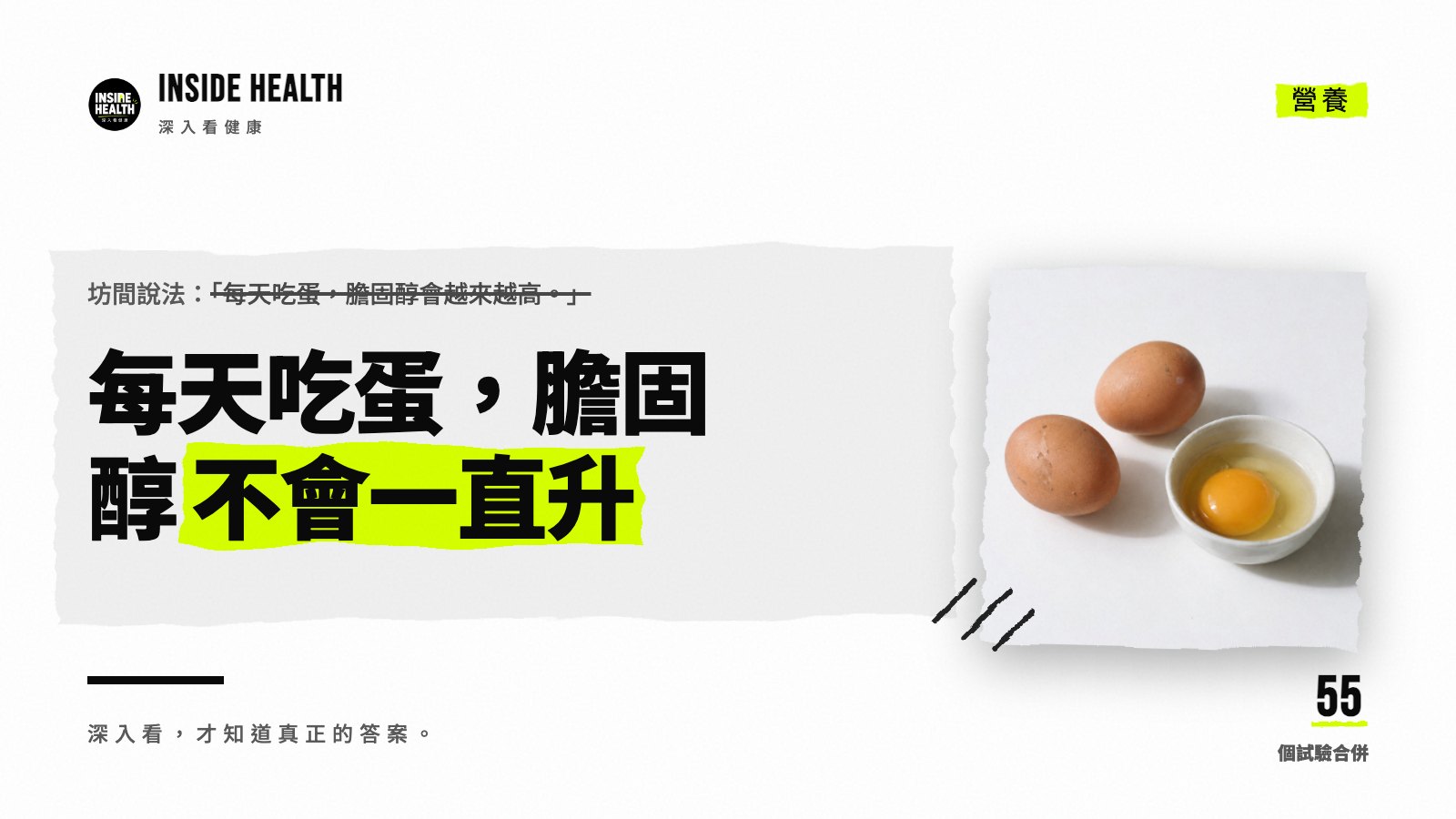 每天吃蛋，膽固醇不會一直升