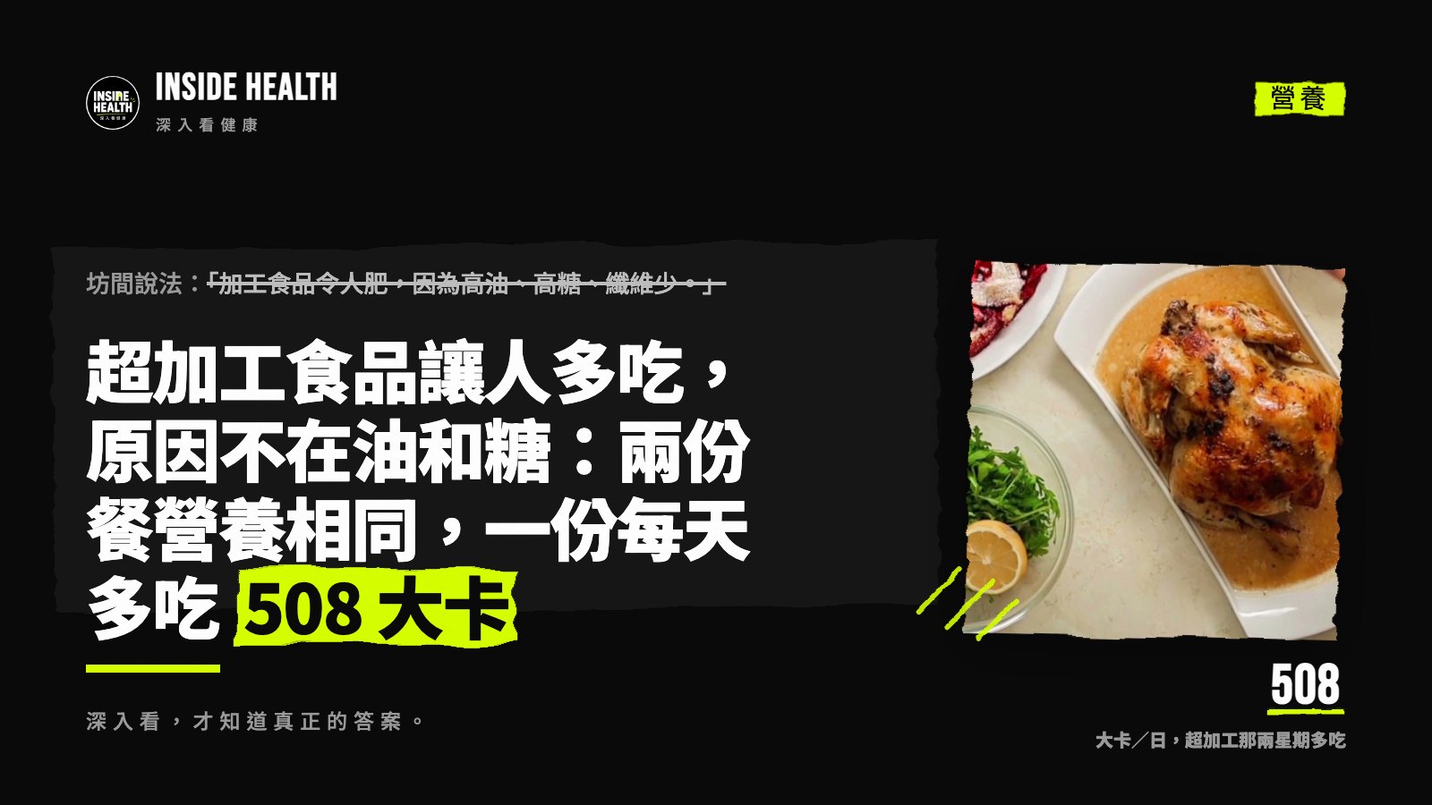超加工食品讓人多吃，原因不在油和糖：兩份餐營養相同，一份每天多吃 508 大卡